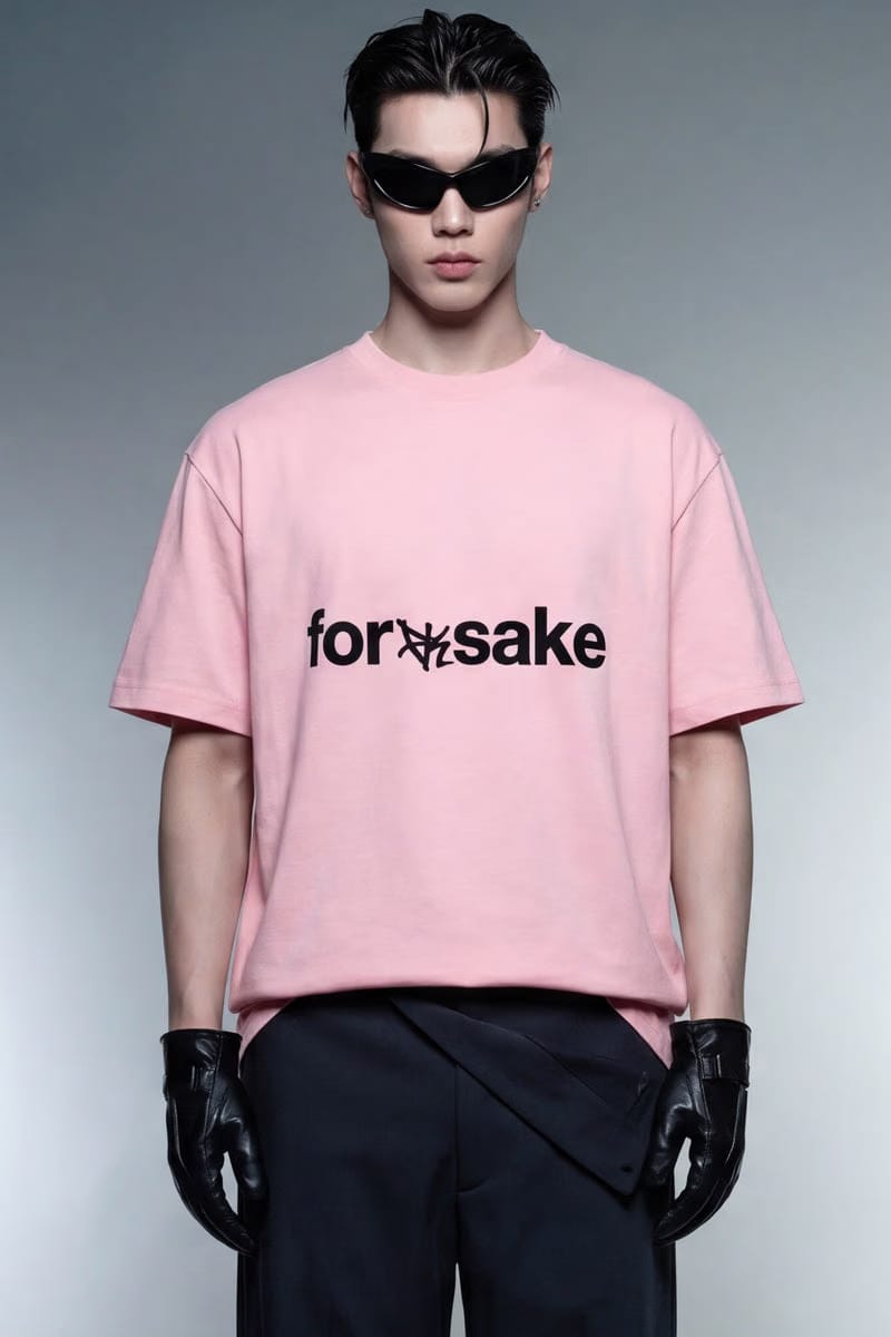 Forfksake I Bite My Tounge It_s A Bad Habit T-Shirt Pink