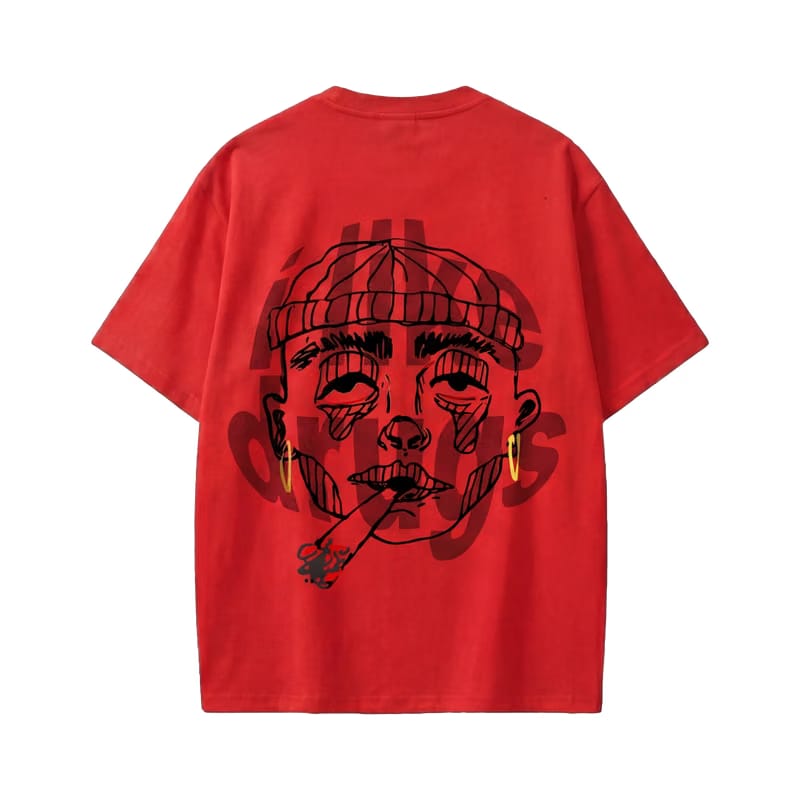 Forfksake I Like Drugs T-Shirt(Red)