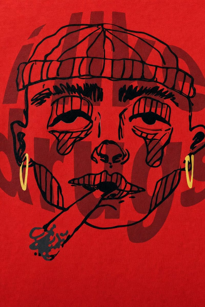 Forfksake I Like Drugs T-Shirt(Red)