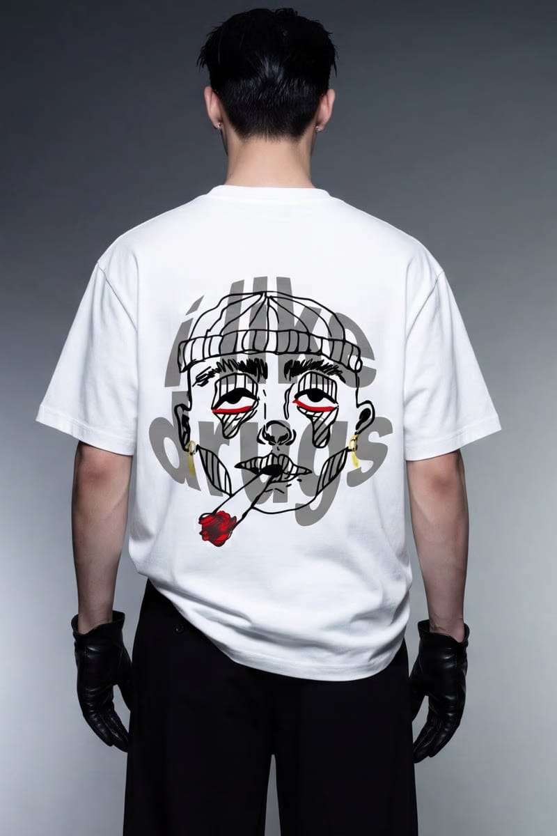 Forfksake I Like Drugs T-Shirt(white)