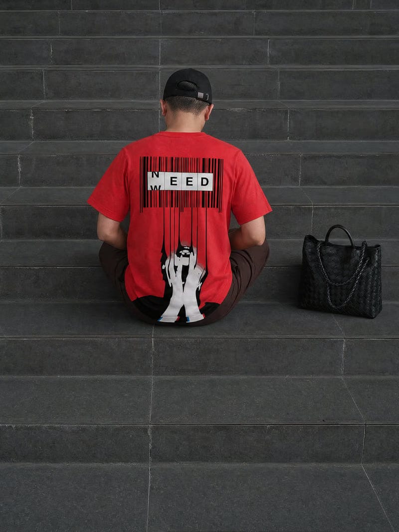 Forfksake Weed Is Need T-Shirt(red)