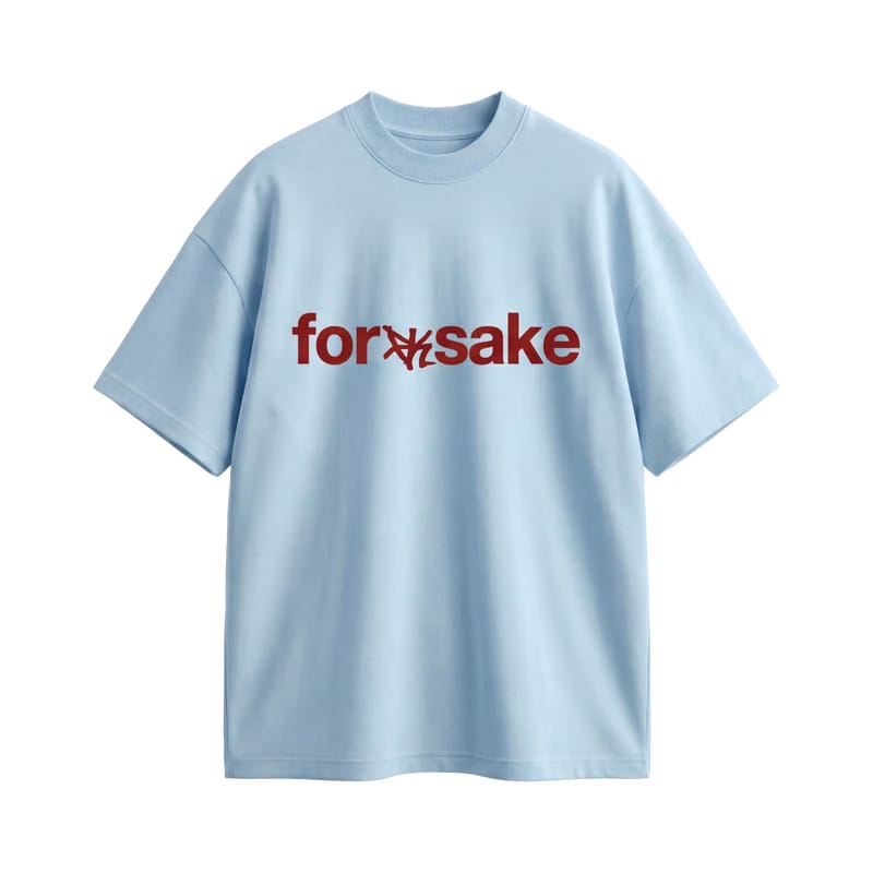 Forfksake Women Must Serve Men T-Shirt(light Blue)