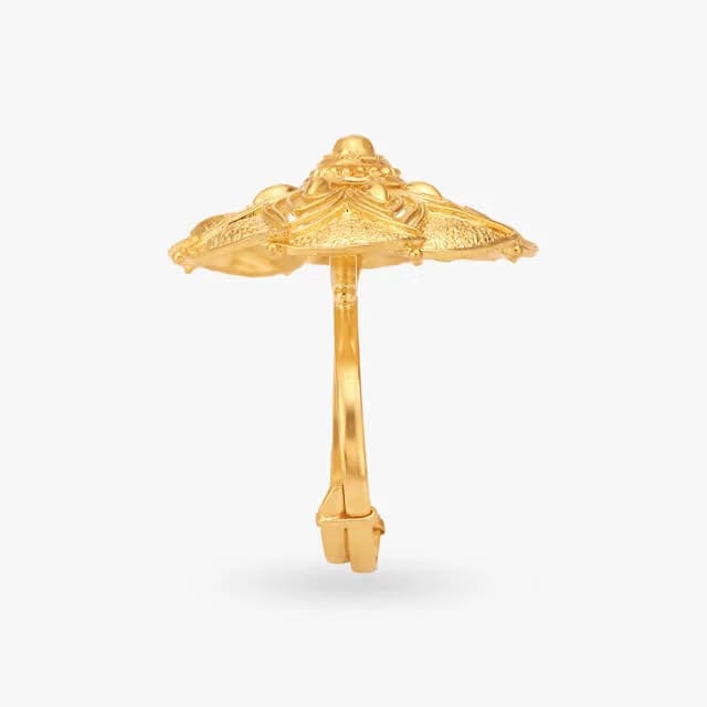 Intricate Gold Finger Ring