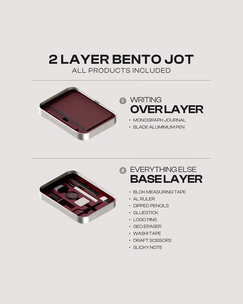 BENTO JOT 2 LAYER