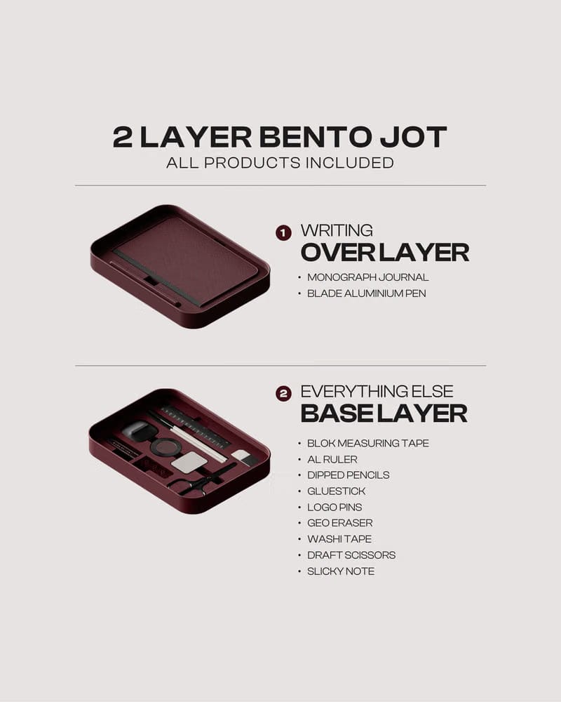 BENTO JOT 2 LAYER