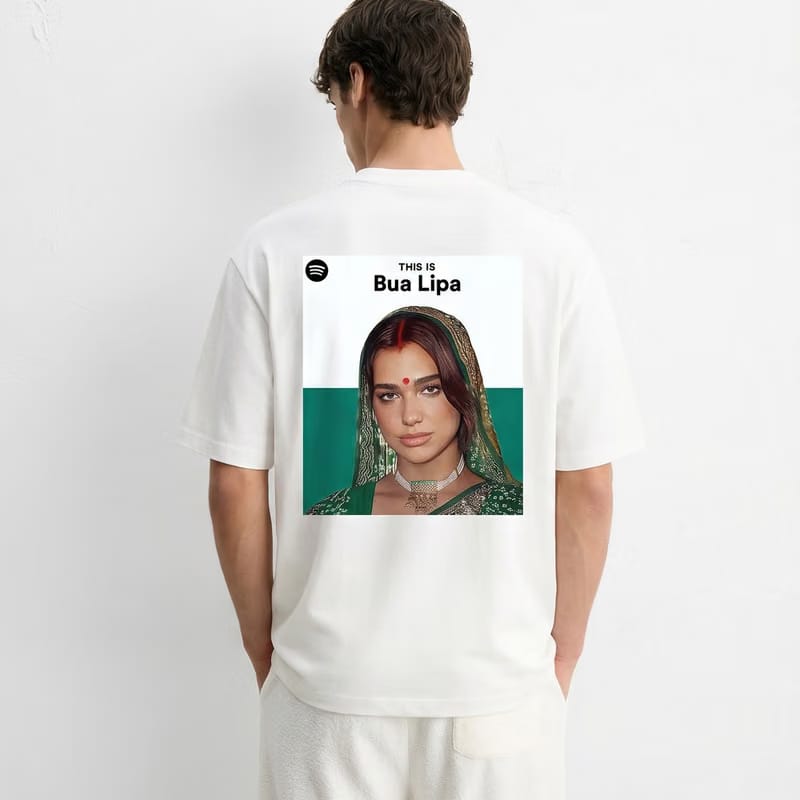 Kaand Bua Lipa Tshirt(White)