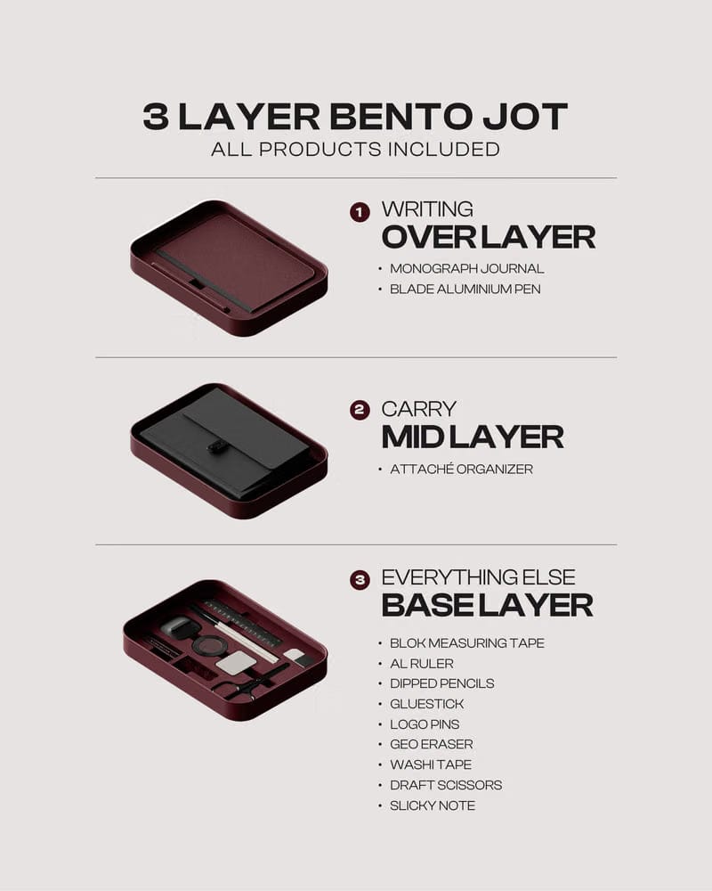 BENTO JOT 3 LAYER