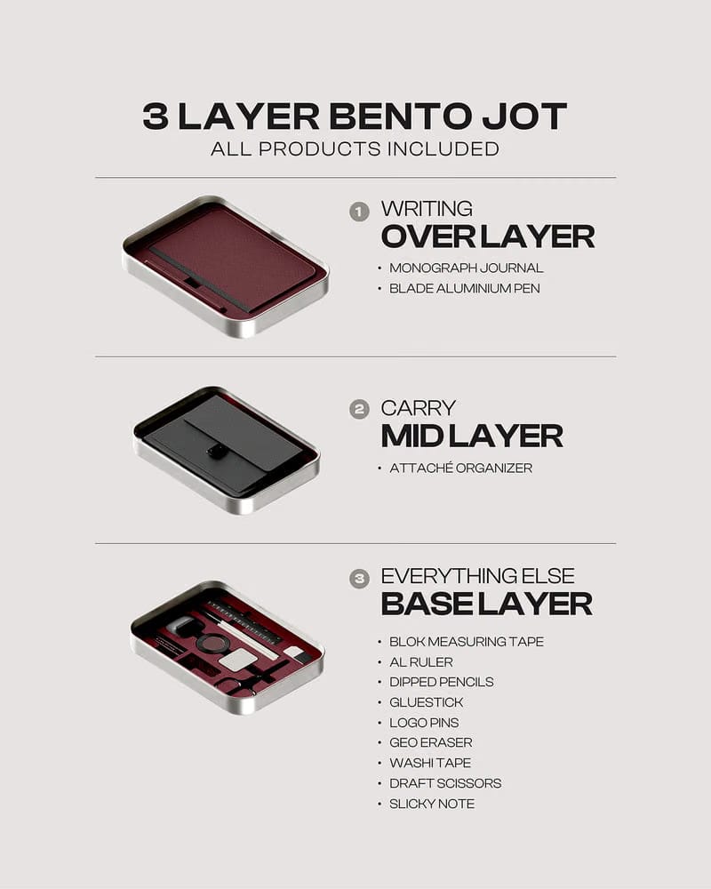 BENTO JOT 3 LAYER