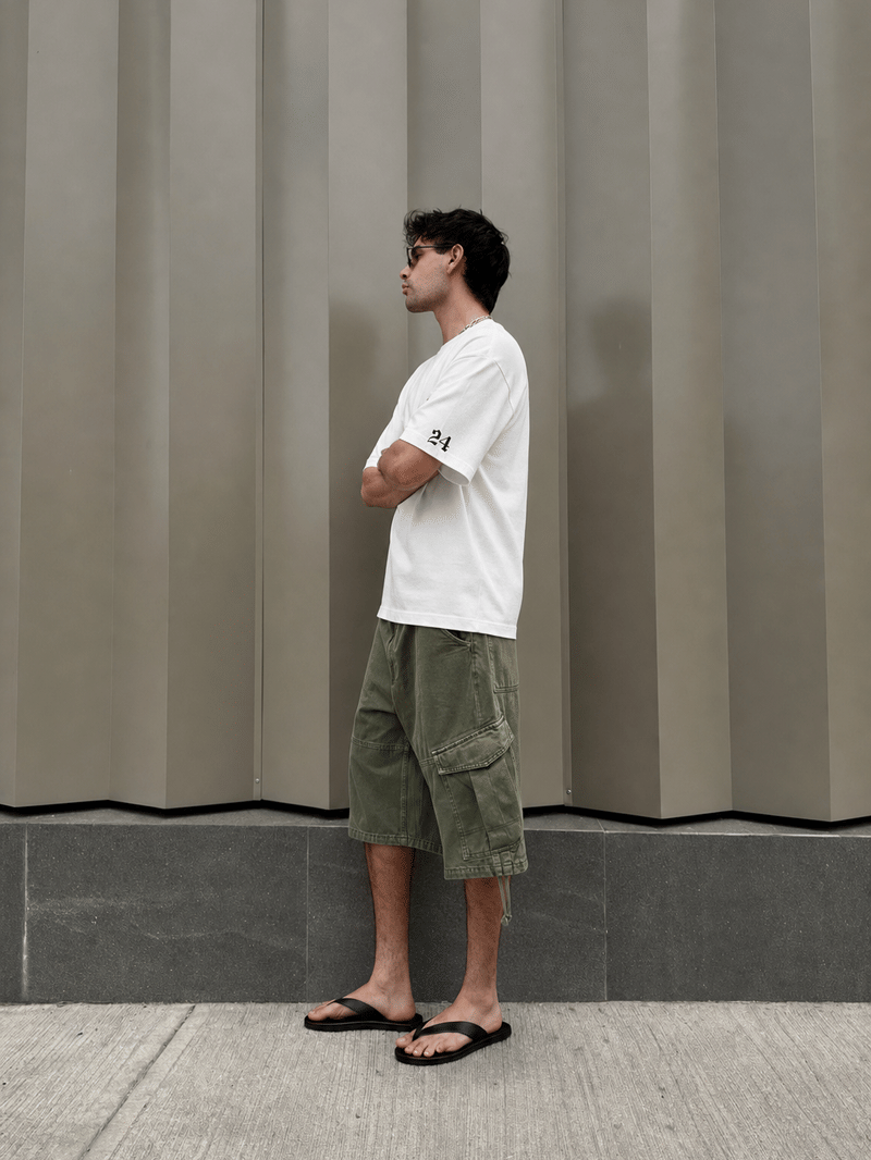 24 Songs - Backstage Basic Tee (White)