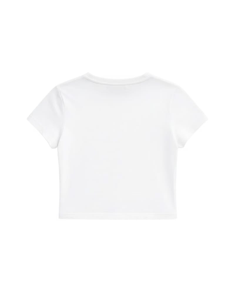 9-5 BABY TEE- WHITE