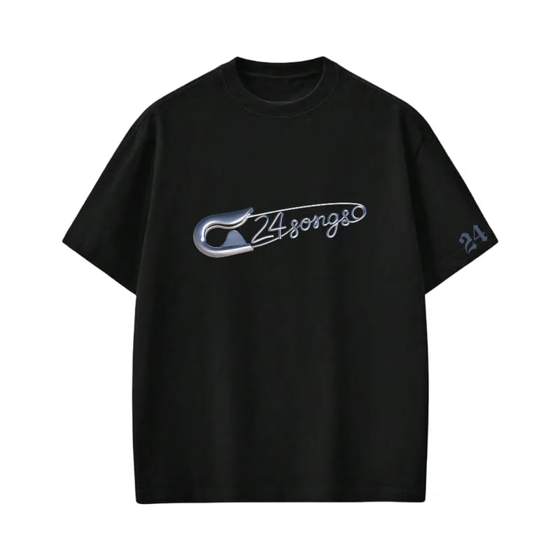 24 Songs-What’s better than listening to music_ Wearing it Tshirt(Black)