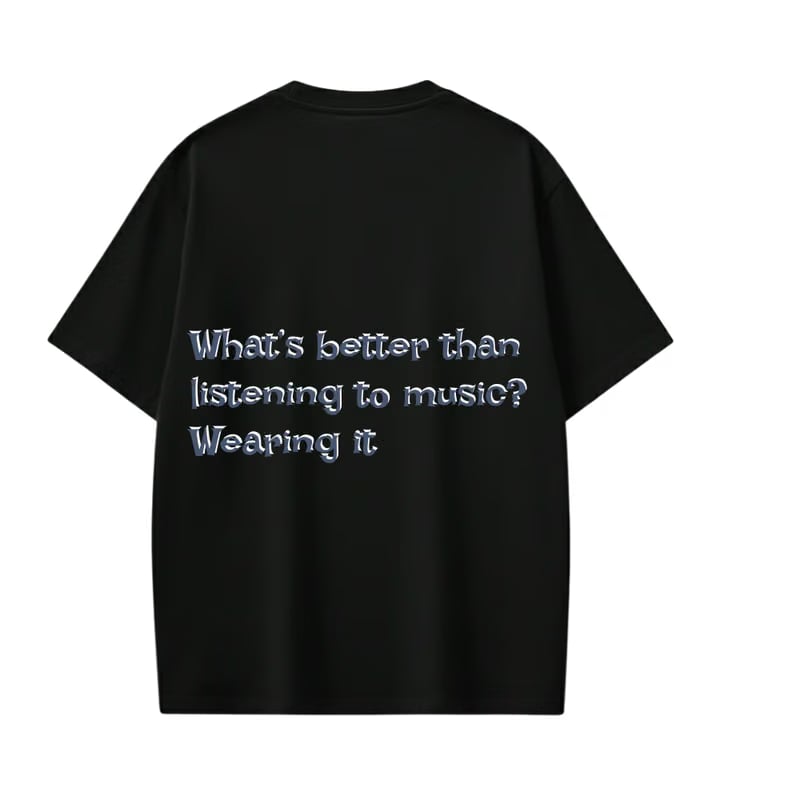 24 Songs-What’s better than listening to music_ Wearing it Tshirt(Black)