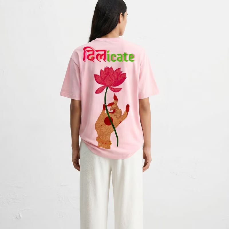 Kaand Delicate Tshirt(Pink)