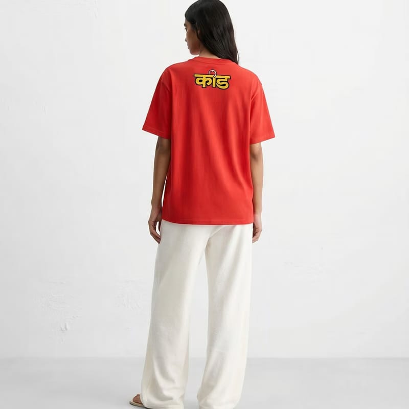 Kaand Gold Digger Tshirt(Red)