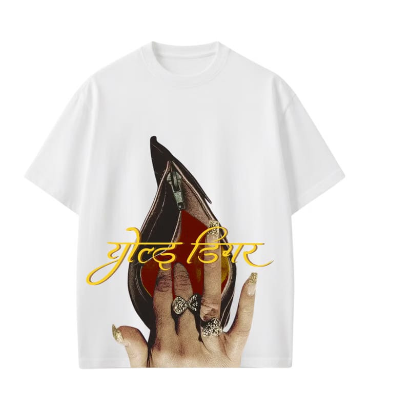 Kaand Gold Digger Tshirt(White)