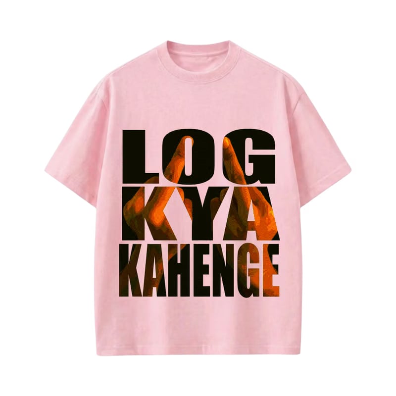 Kaand Log Kya Kahenge Tshirt(Pink)