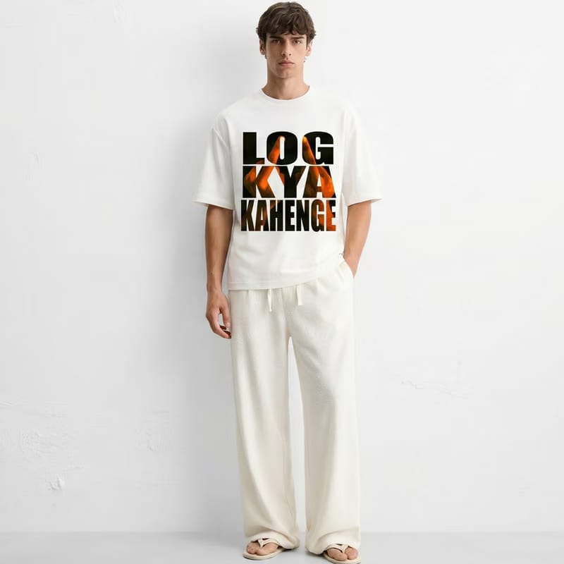 Kaand Log Kya Kahenge Tshirt(White)