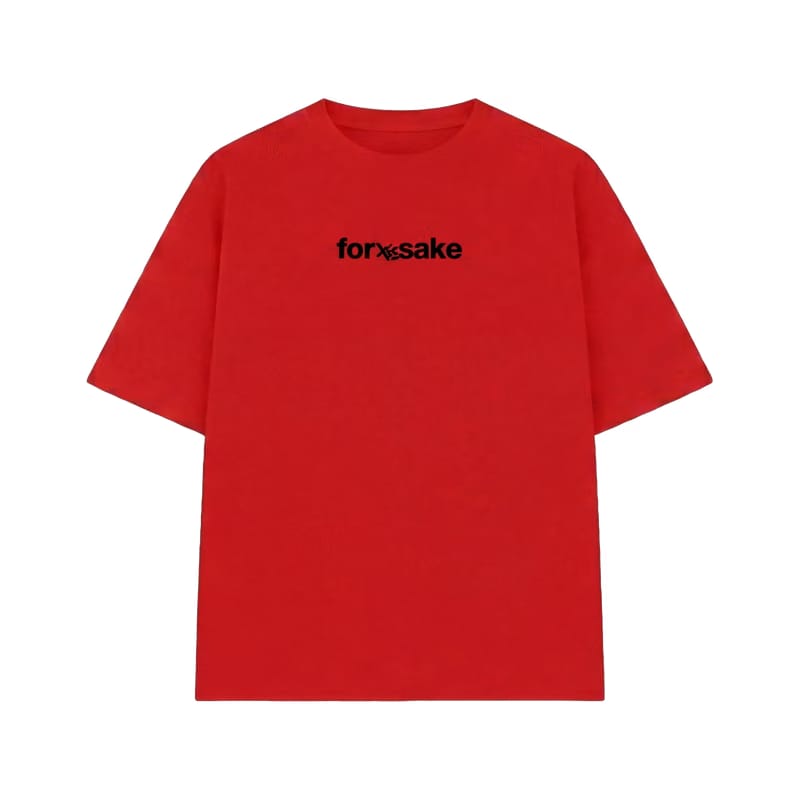 Forfksake Basic Staple Red T-Shirt