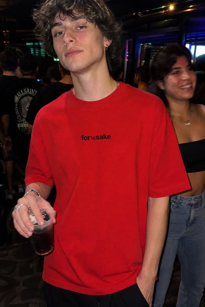 Forfksake Basic Staple Red T-Shirt