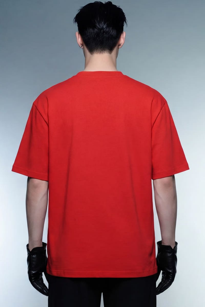 Forfksake Basic Staple Red T-Shirt
