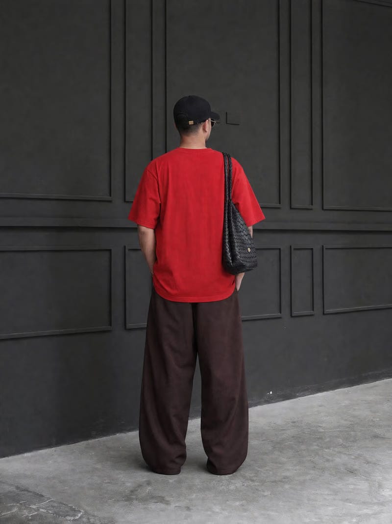 Forfksake Basic Staple Red T-Shirt