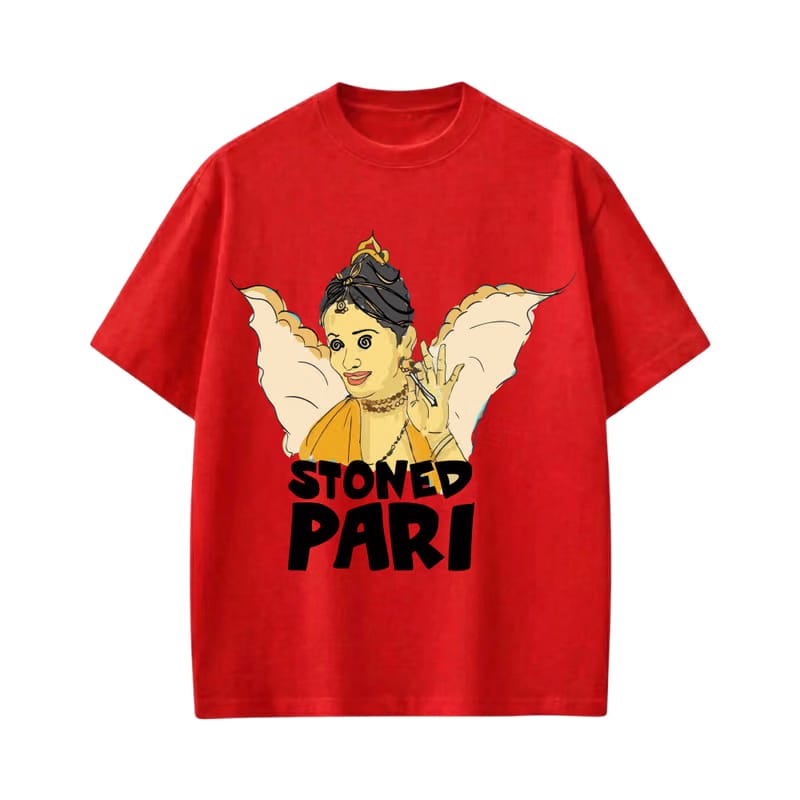 Kaand Stoned Pari Tshirt(Red)