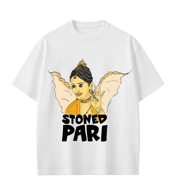 Kaand Stoned Pari Tshirt(White)