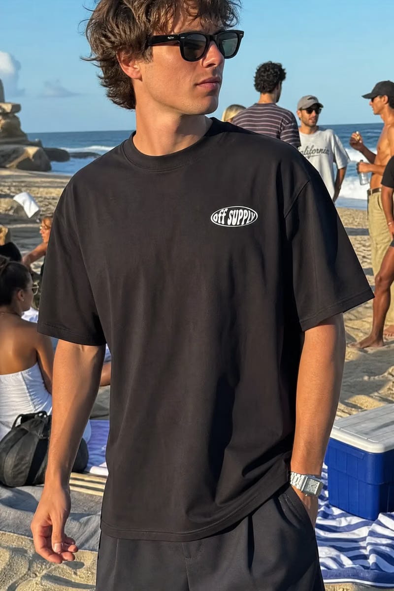 Off Supply Classic Core Black T-shirt