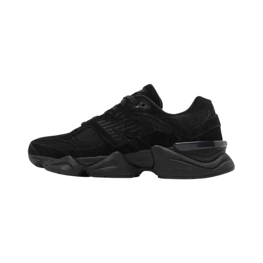 9060 Triple Black Suede
