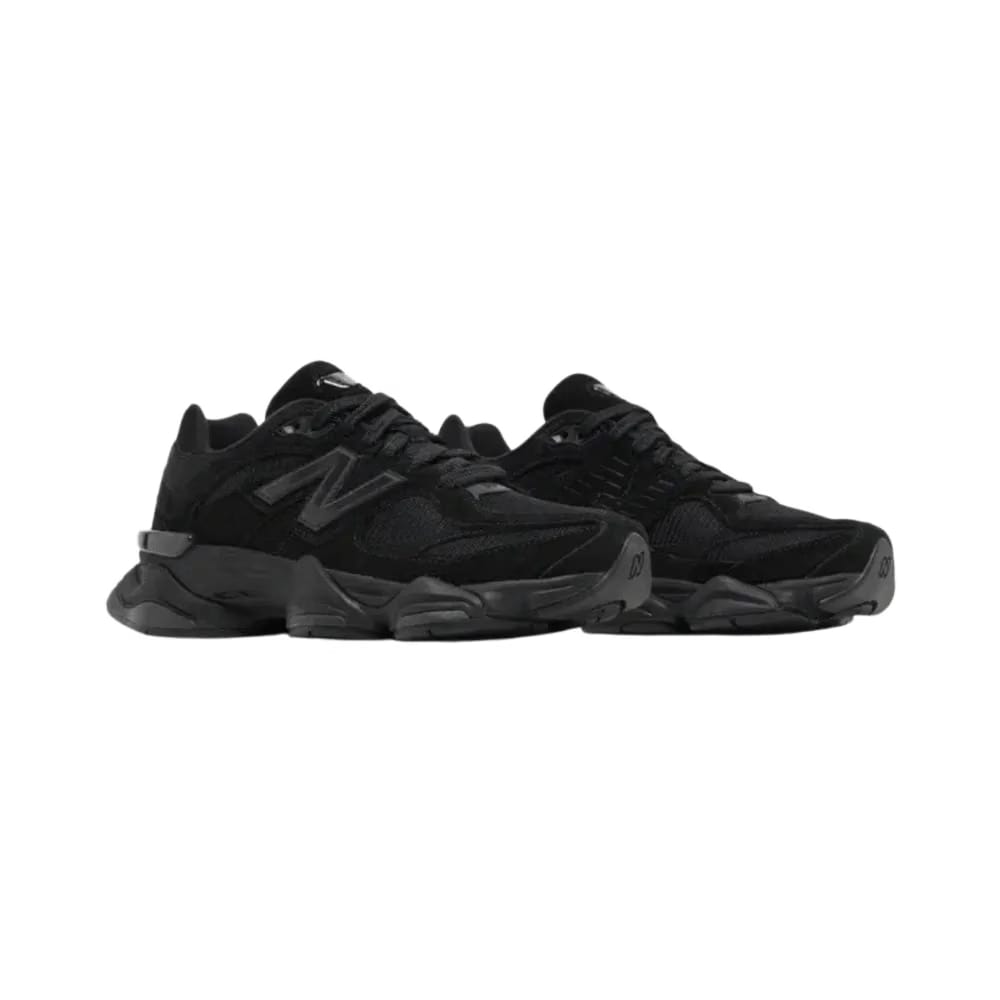 9060 Triple Black Suede