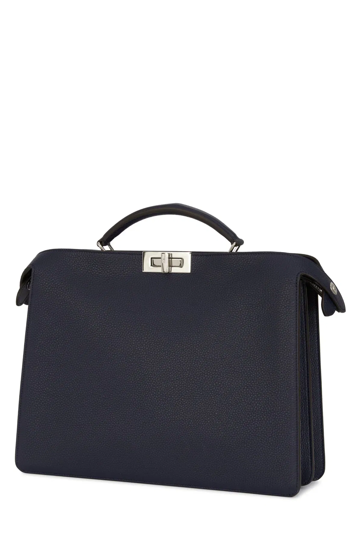 Peekaboo ISeeU Blue Leather Bag