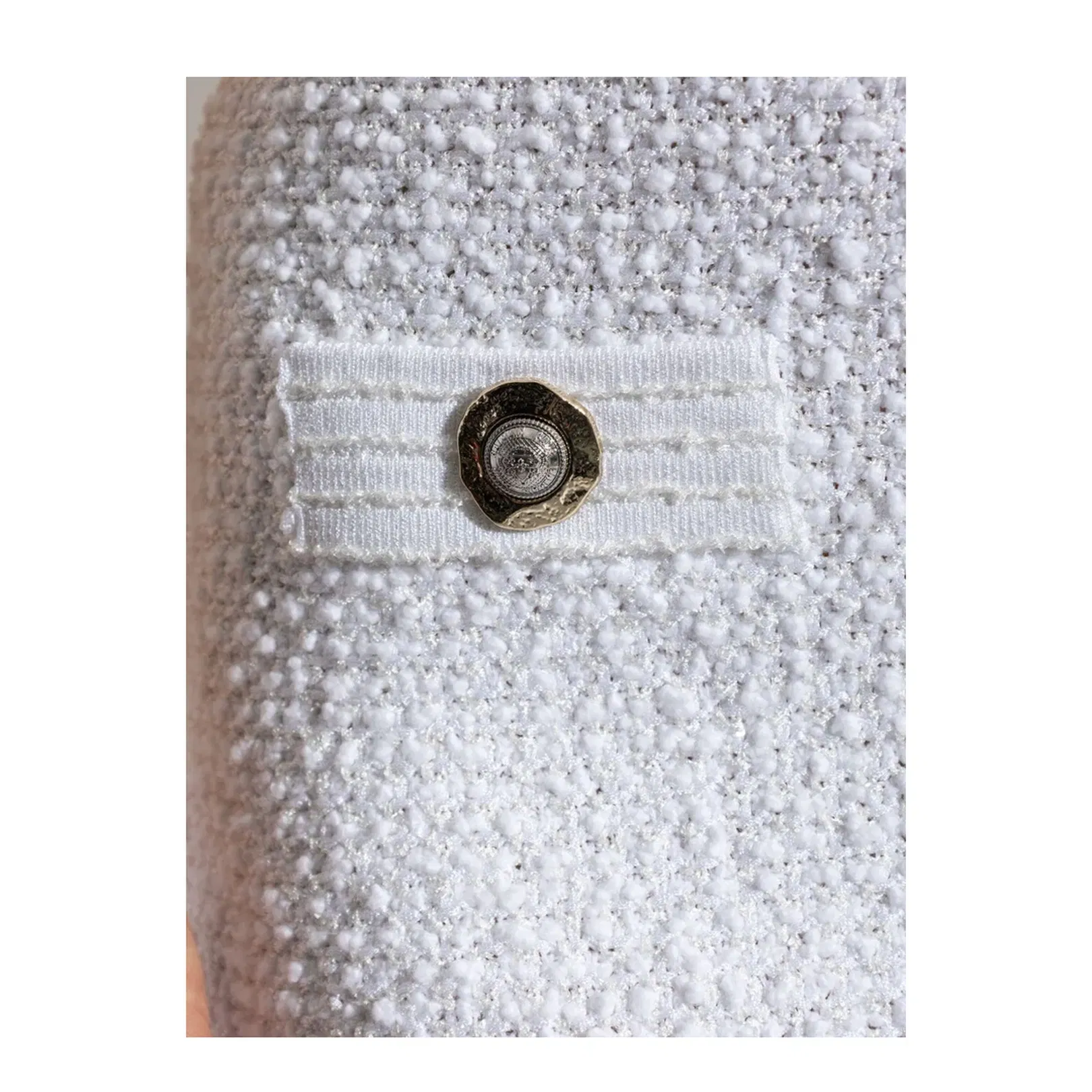 Shorts Tweed Skirt with Applications