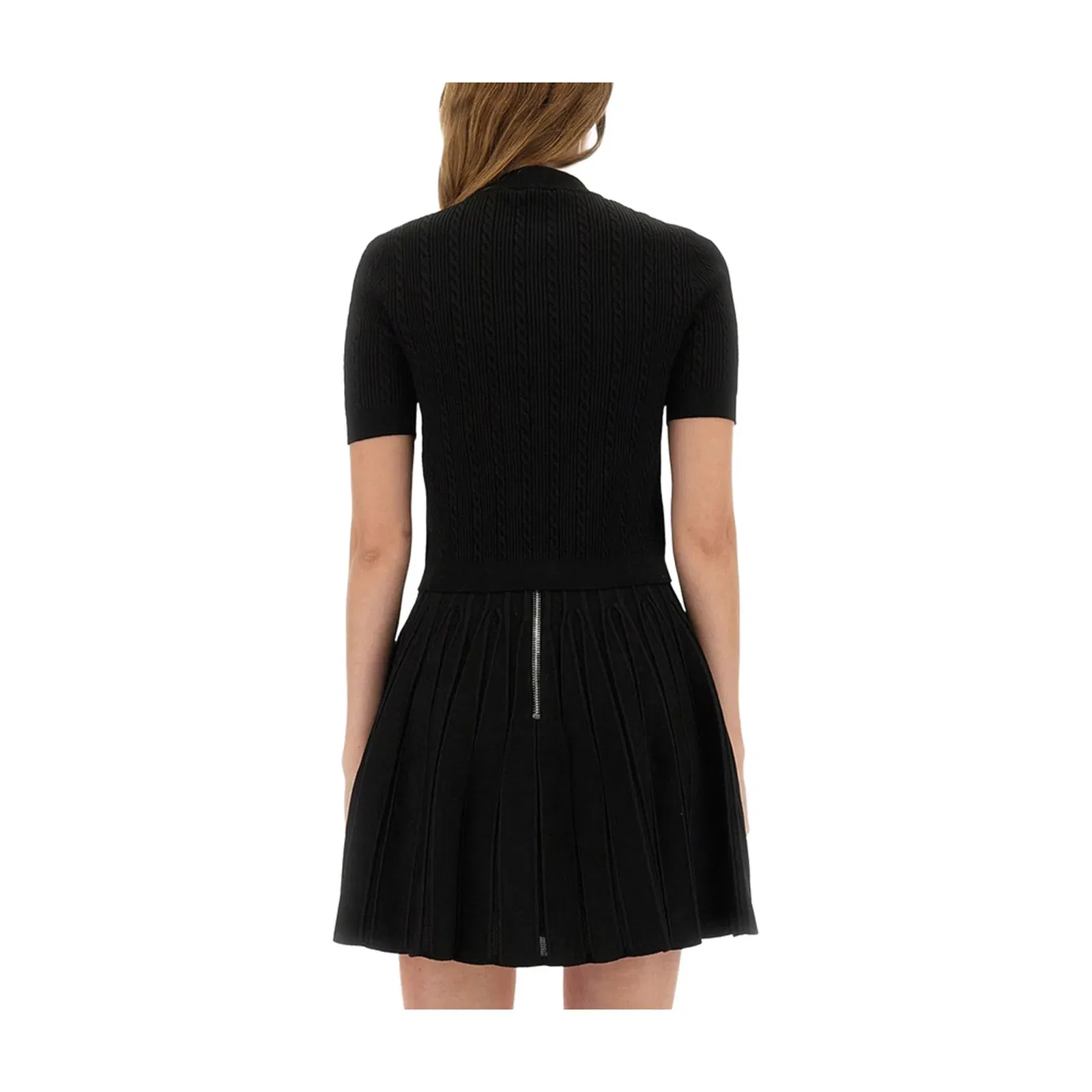 Black Cable Knit Cardigan
