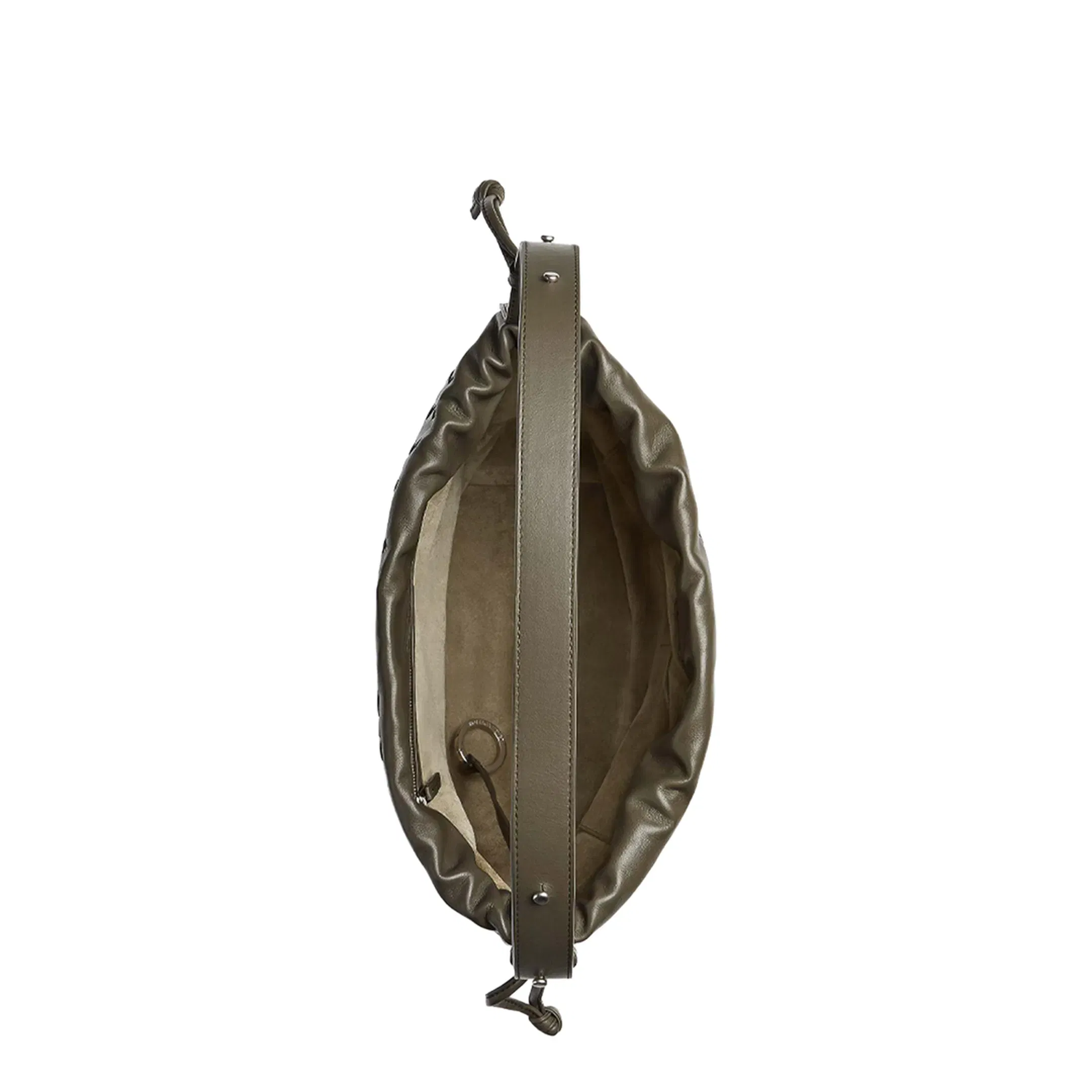 Cypress Coloured Bucket Bag in Intrecciato