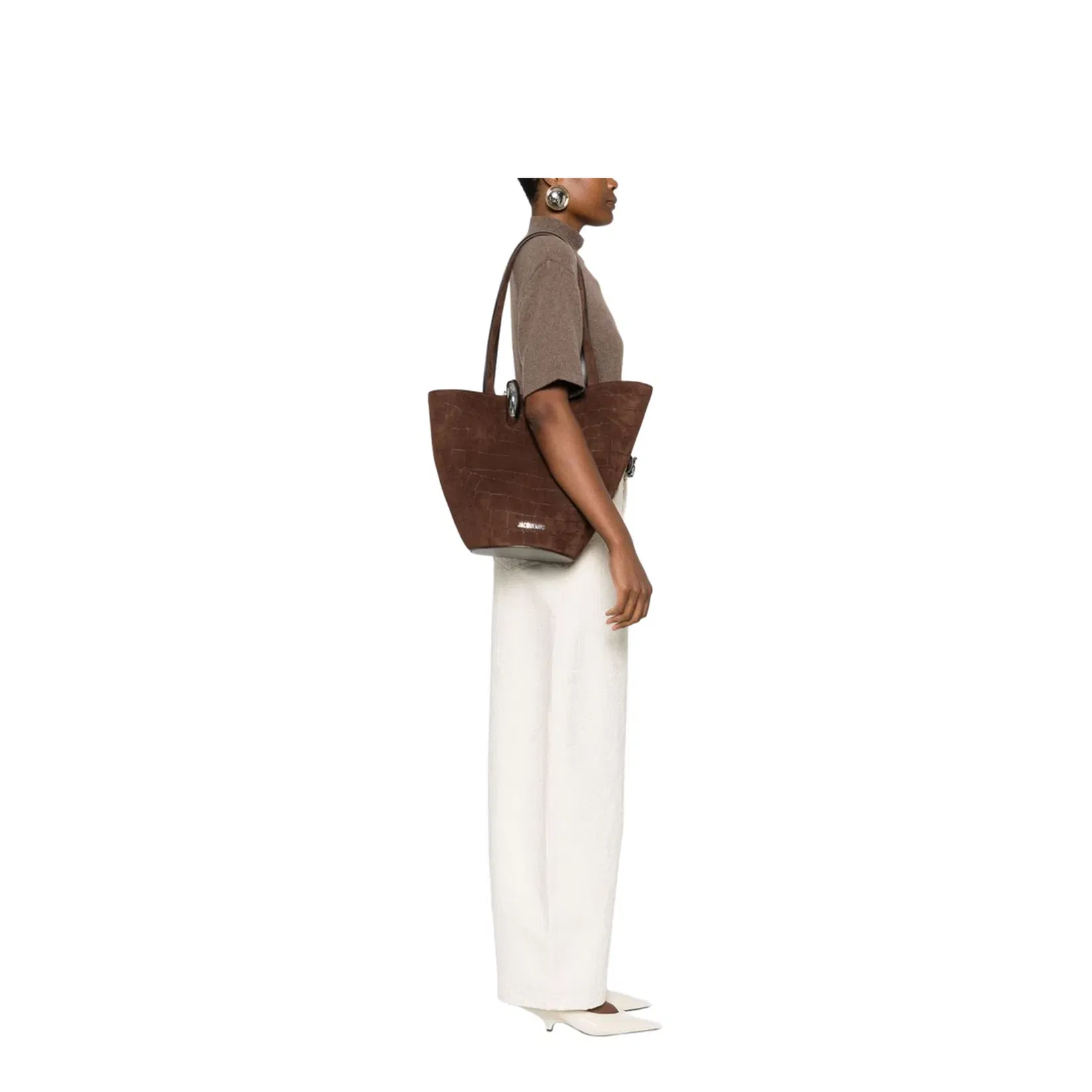 Medium Asymmetric Bucket Bag