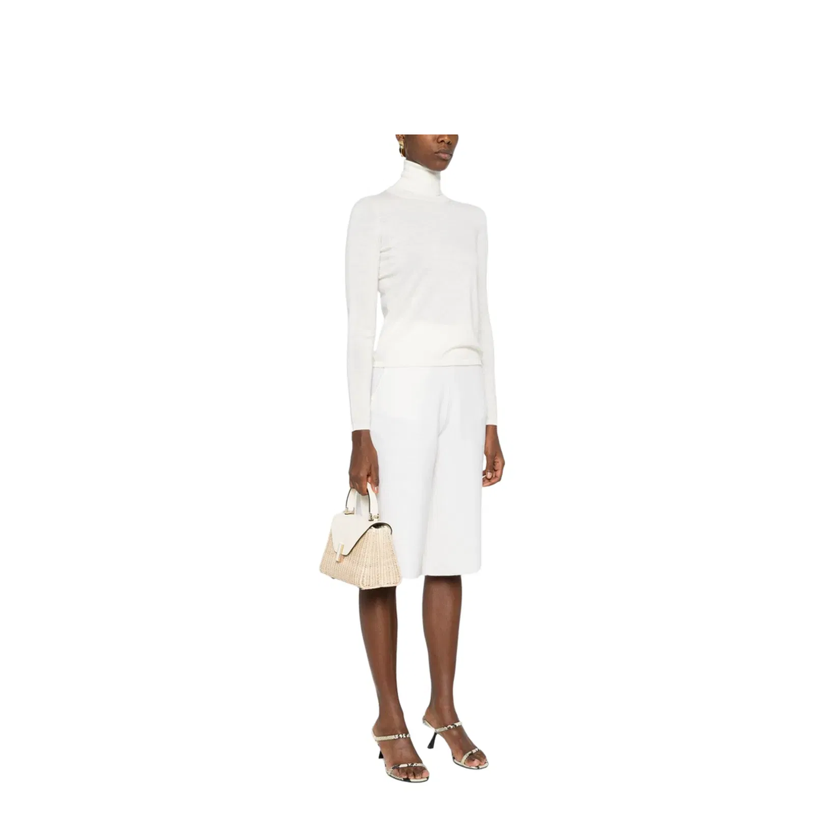 Iside Wicker Top Handle Mini Bag