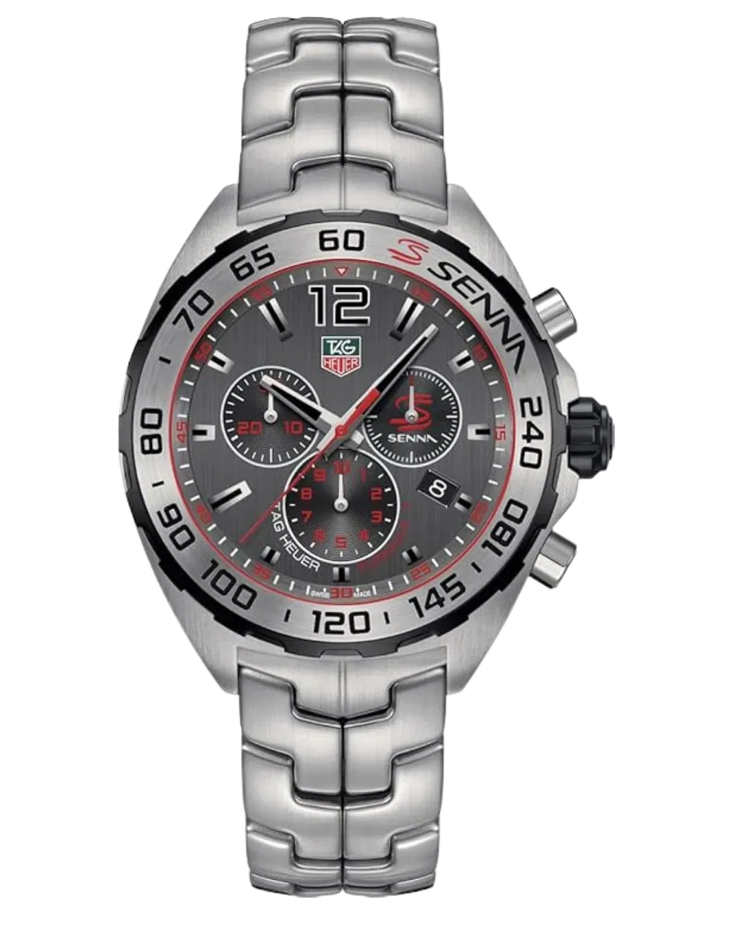 Tag Heuer Formula 1 Senna Edition Grey Dial Stainless Steel Men's Watch CAZ1012.BA0883