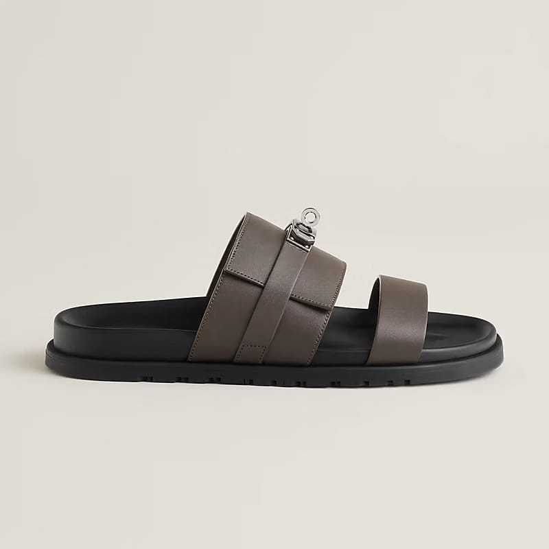Hermes Jackson sandal écorce