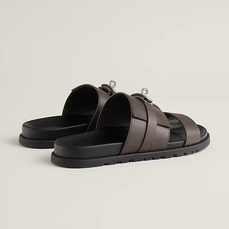 Hermes Jackson sandal écorce