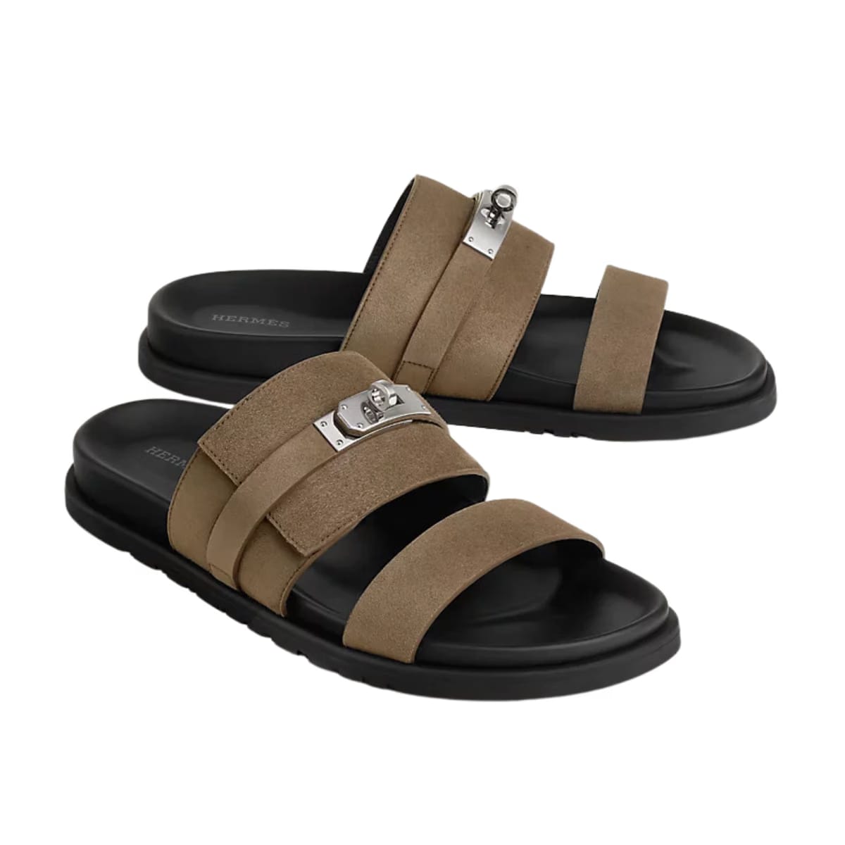 Hermes Jackson sandal étoupe