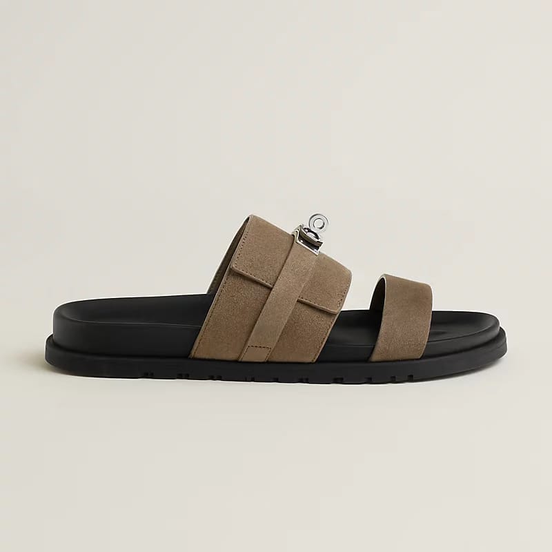 Hermes Jackson sandal étoupe