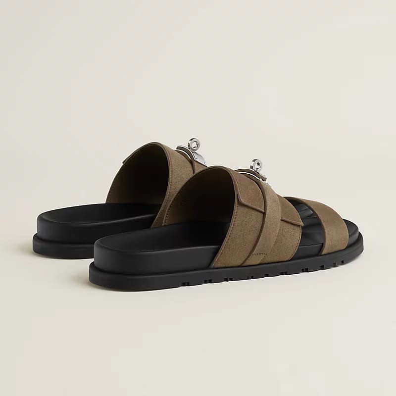 Hermes Jackson sandal étoupe