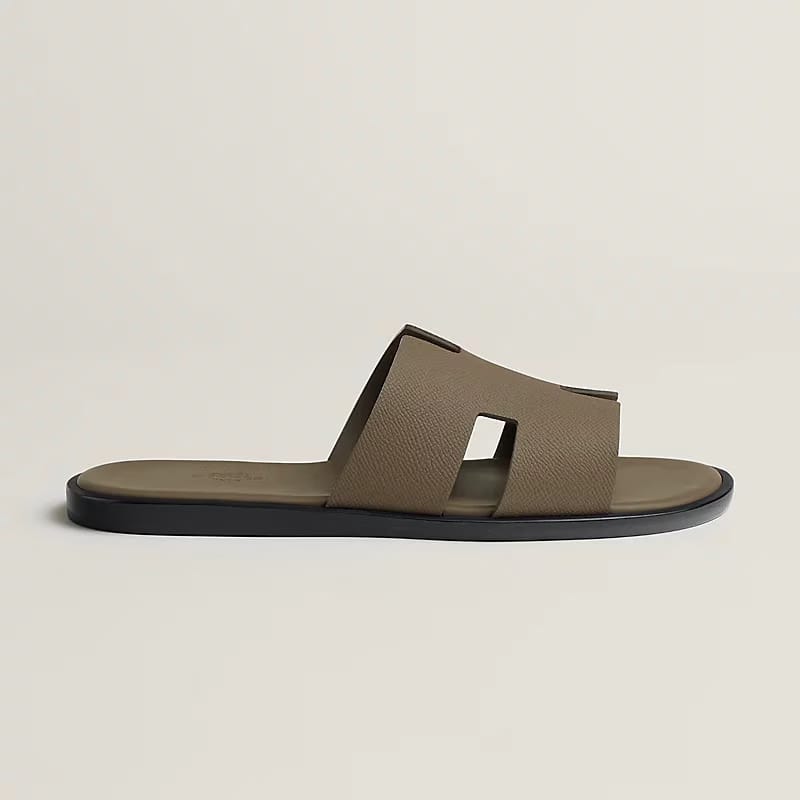 Hermes Izmir sandal étoupe