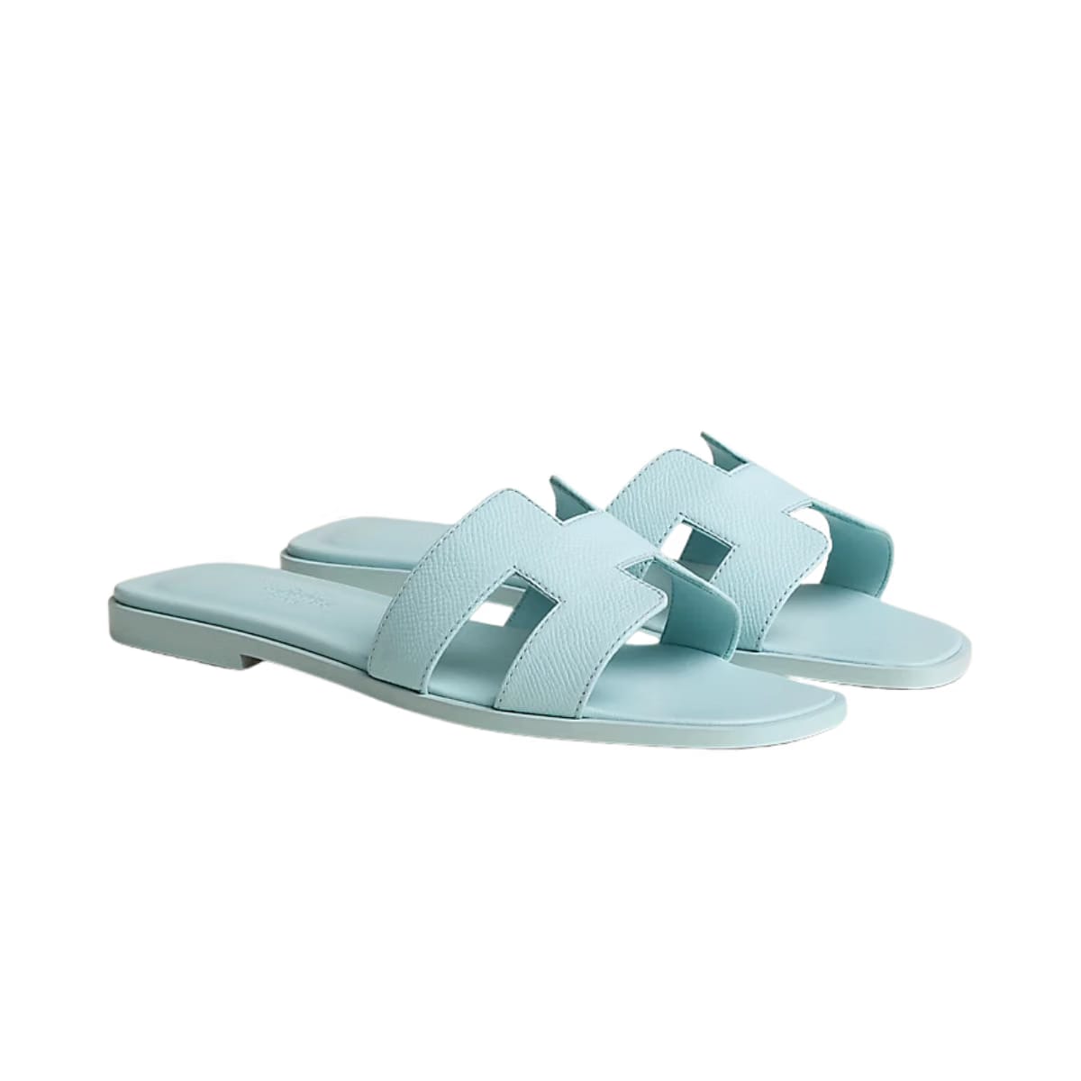Hermes Oran sandal bleu brume