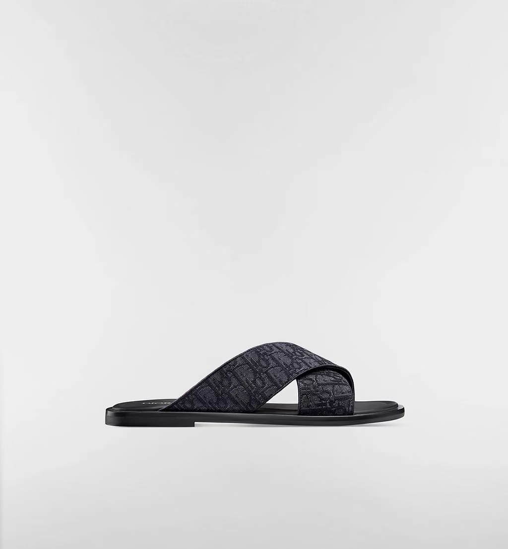 Dior Alias Sandal Black Dior Oblique Jacquard