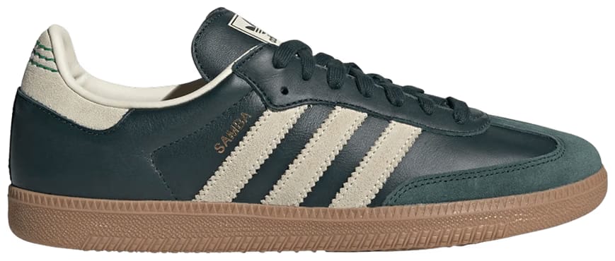 adidas Samba OG Shadow Green Cream White Gold Metallic