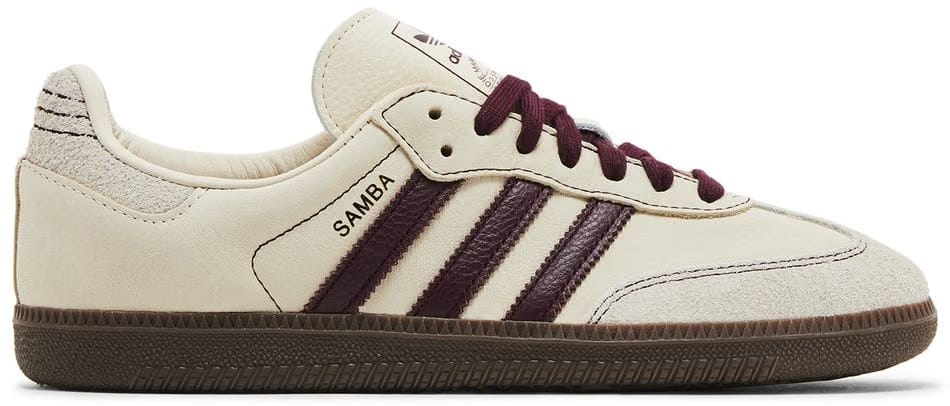 Wmns Samba OG 'Wonder White Maroon'
