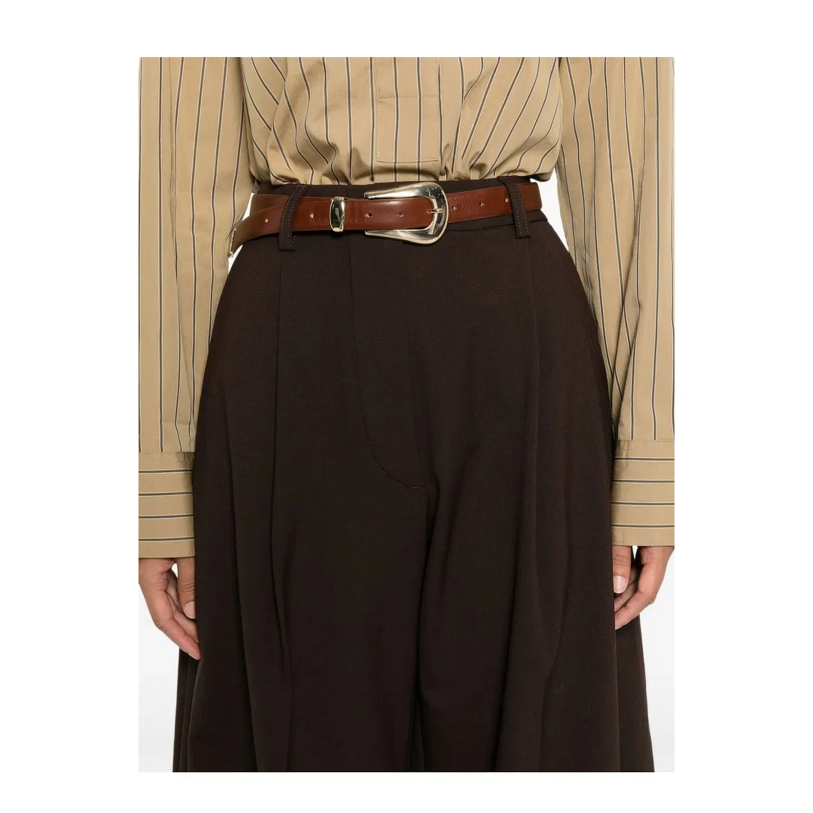 Billie Wool Blend Wide-Leg Trousers