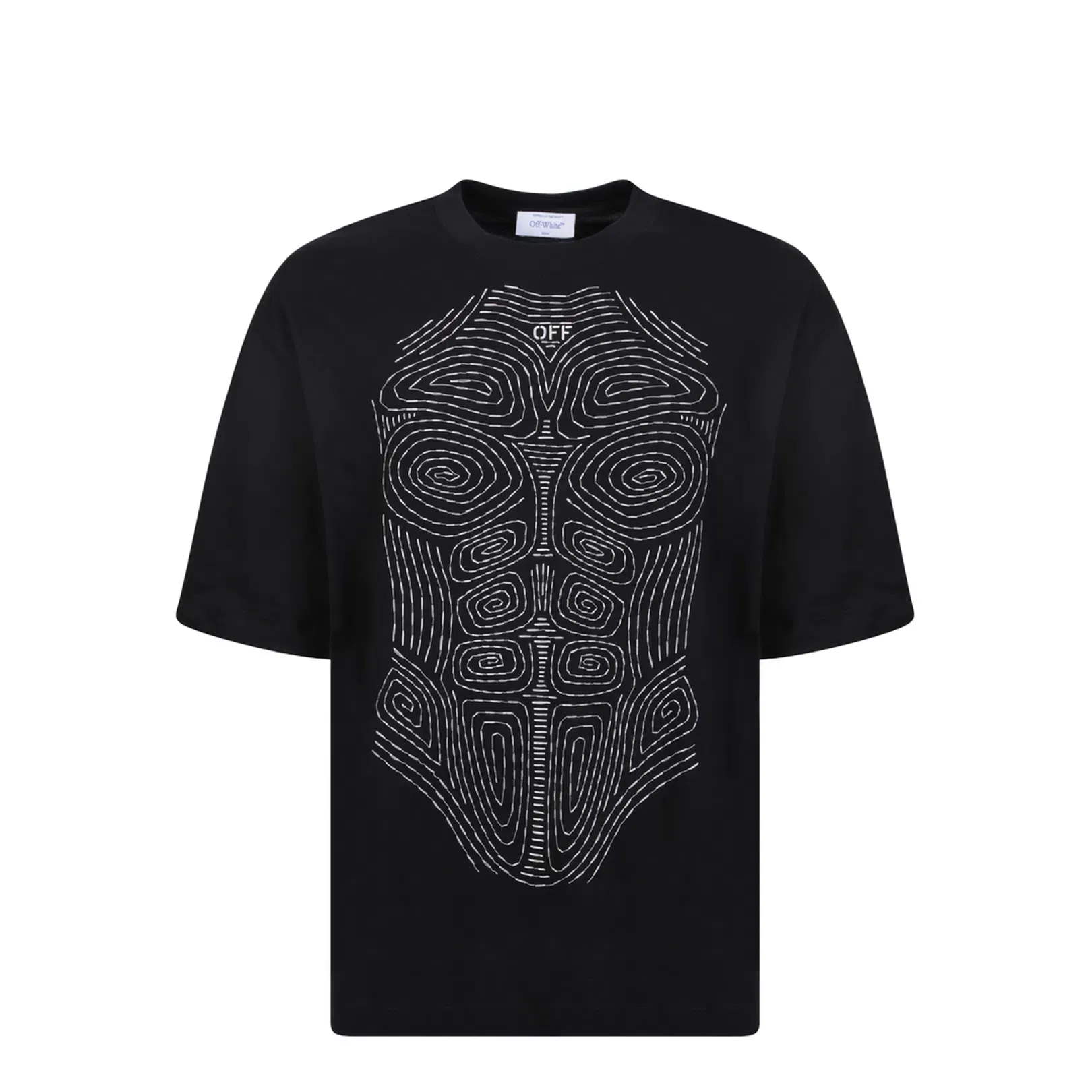Cotton Body Scan Print T-Shirt