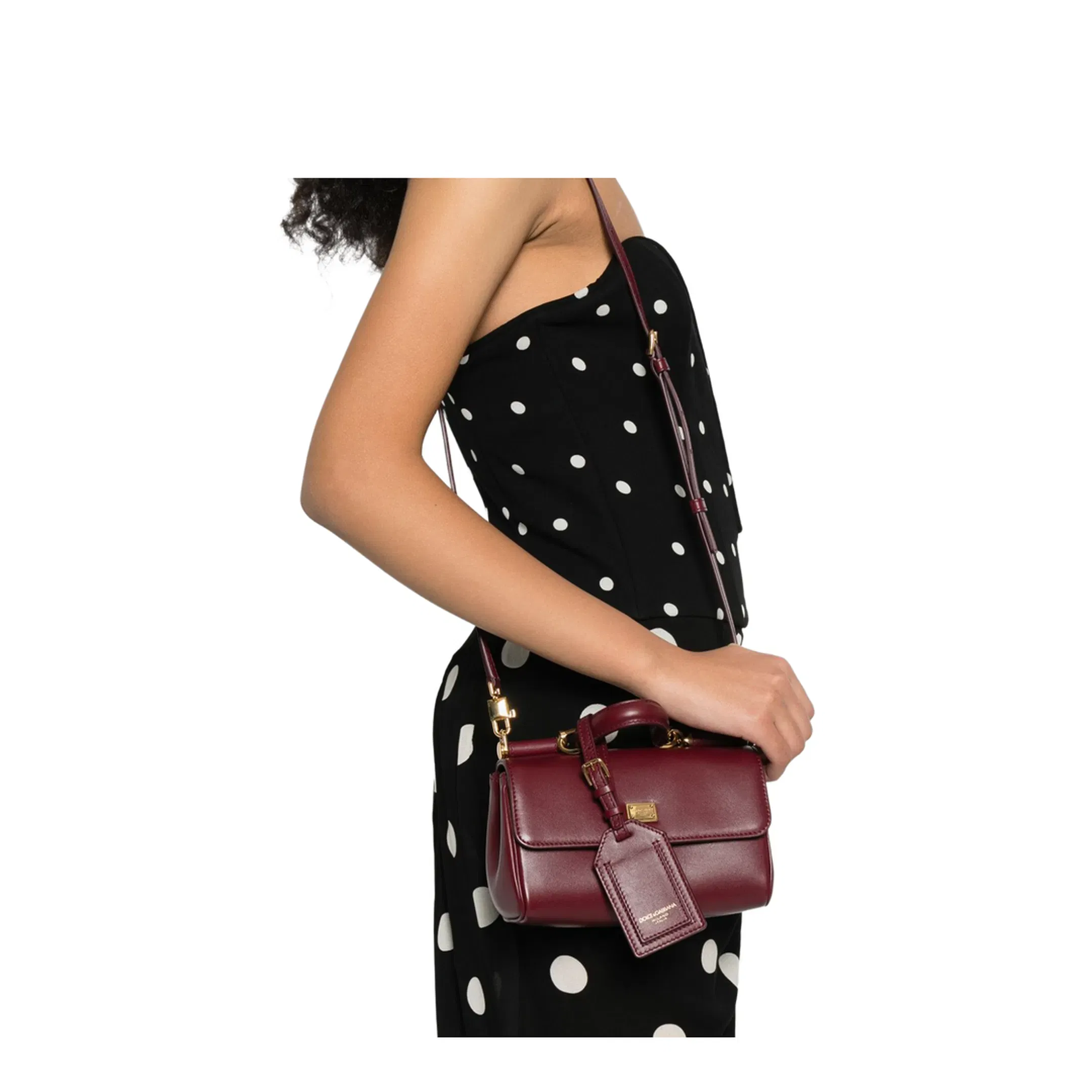 Sicily Handbag in Bordeaux